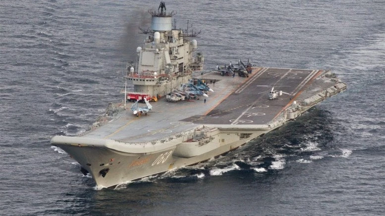 To μοναδικό ρωσικό αεροπλανοφόρο Kuznetsov εκτός τα επόμενα τρία χρόνια λόγω επισκευών